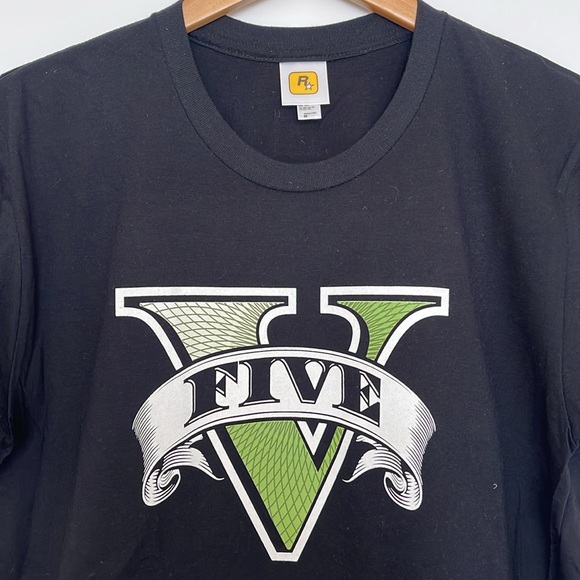 NWOT ROCKSTAR GRAND THEFT AUTO V TEE - Picture 3 of 6